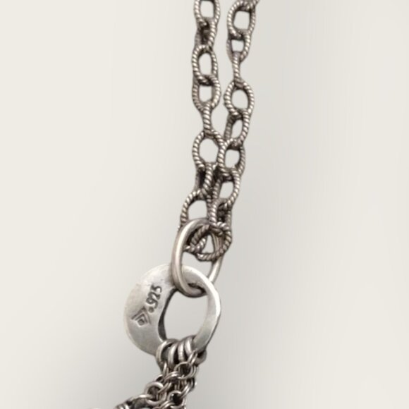 Silpada Sterling Silver Turquoise Sponge Coral Agate Necklace - Picture 3 of 4